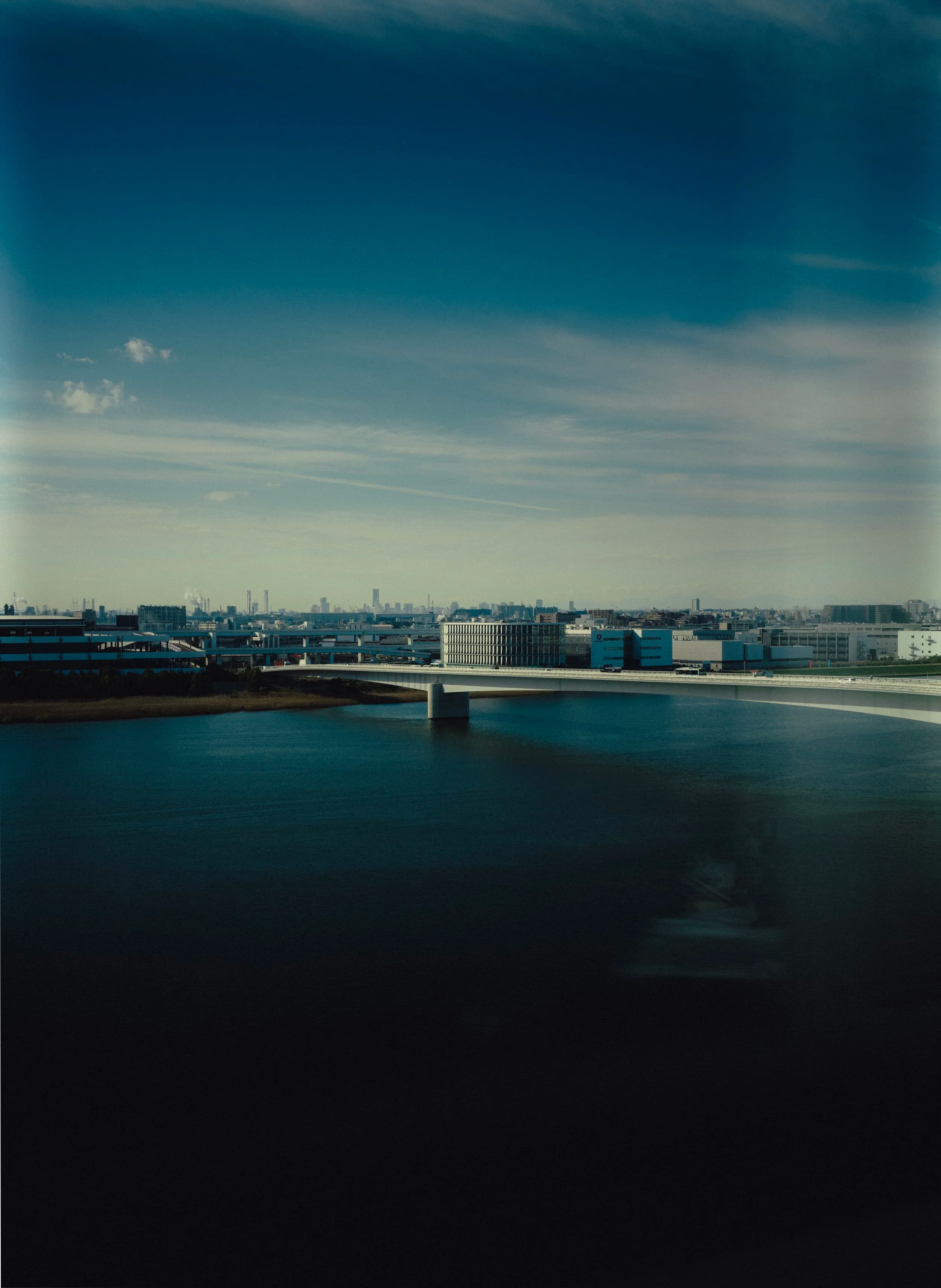 Sumida River - Taken out of the Villa Fontaine Grand hotel room.